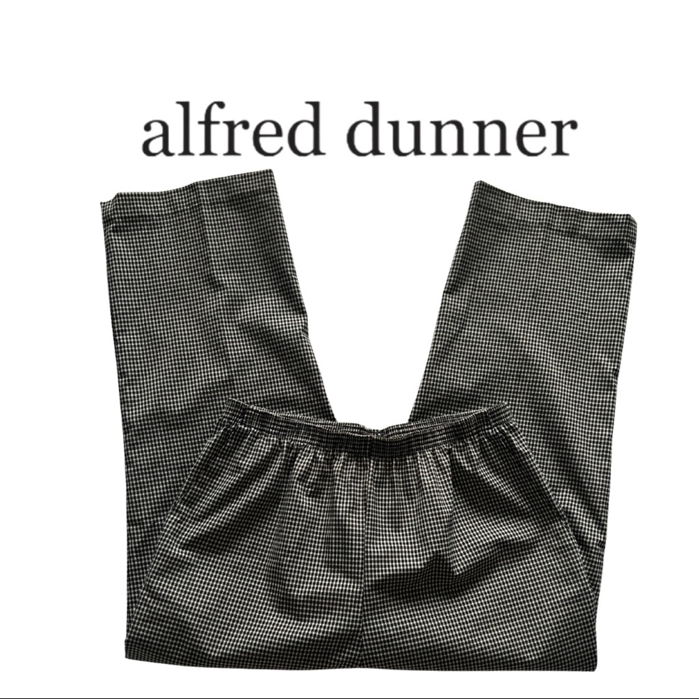 ALFRED DUNNER CHECKERED PANTS SIZE 14